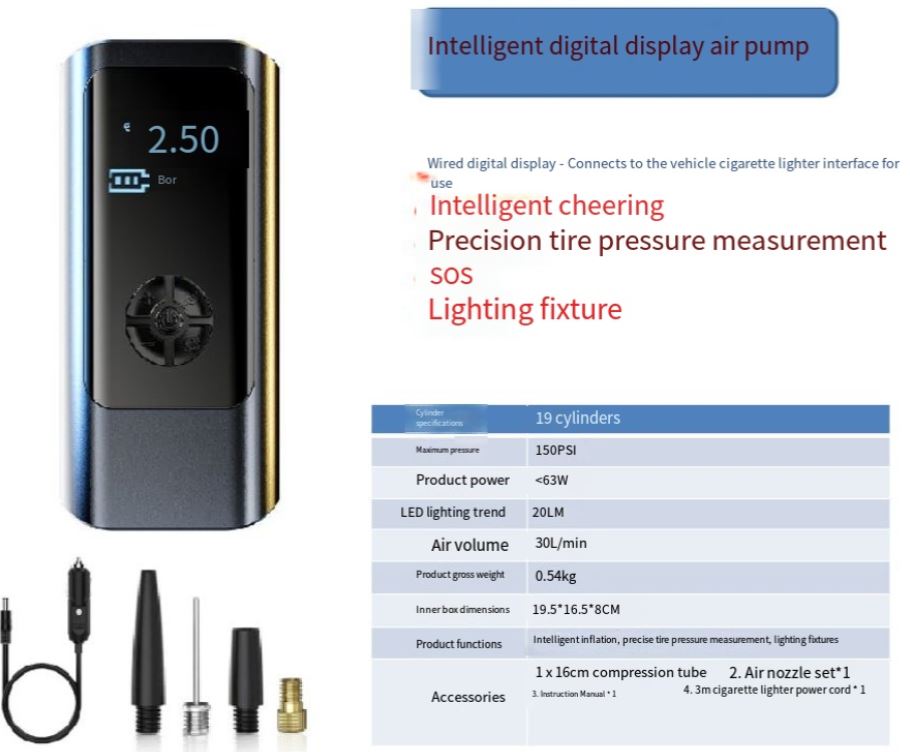 Versatile Car Air Compressor Kit