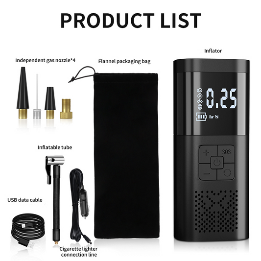 Versatile Car Air Compressor Kit