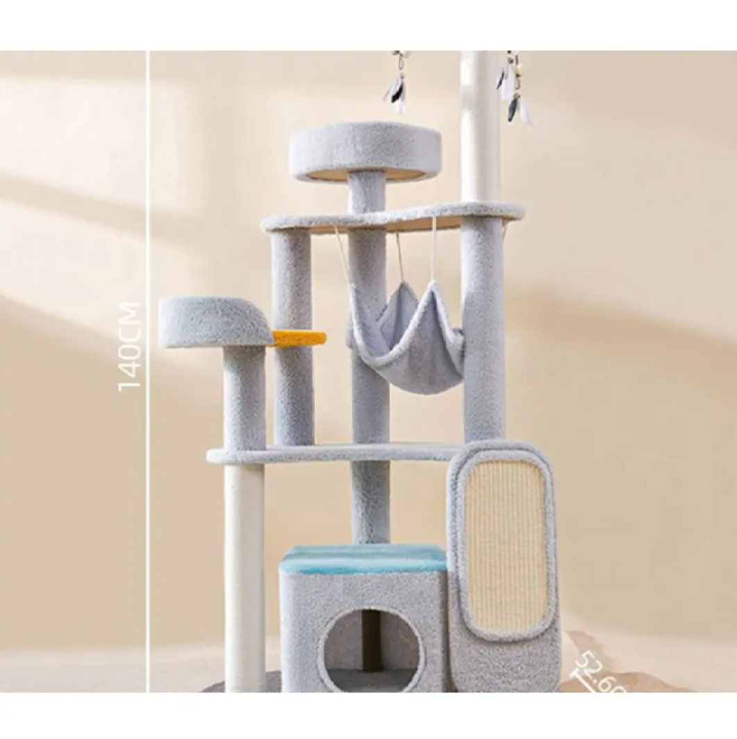 Large Cat Scratching & Jumping Platform